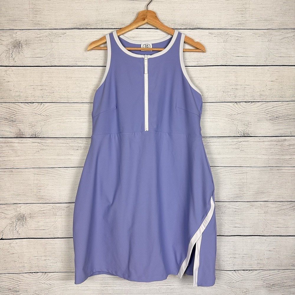 SAGE Women's Lined Stretch Active Dress w/ Built In Shorts Size XXL Athletic - Picture 2 of 11